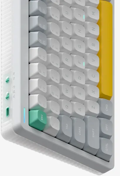Изображение товара Клавиатура Nuphy Halo75 V2 Ionic White Mint Switch / Halo75v2-IW-33