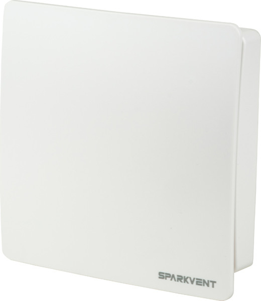 Изображение товара Вентилятор накладной Sparkvent С коротким патрубком MZ-100 HW / MZ04D-W (датчик влажности, белый матовый)