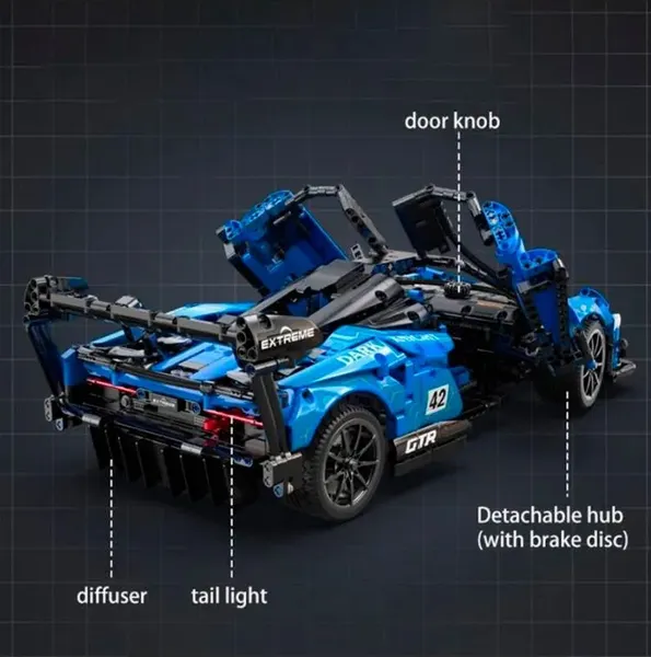 Изображение товара Конструктор CaDa Спорткар Dark Knight / C63003W