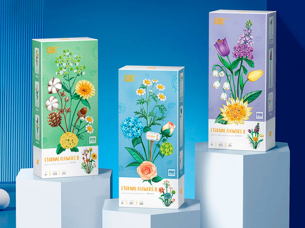 Изображение товара Микроконструктор LOZ Нежный букет / 1671_MK