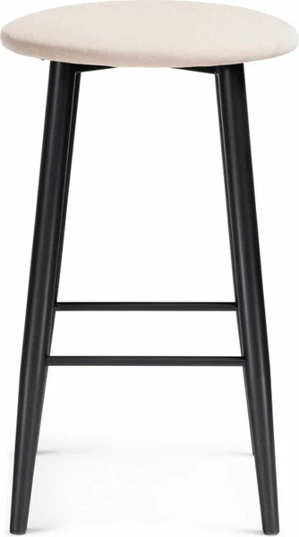 Изображение товара Табурет барный Древпром Техас ДП2-01 (черный матовый/катания латтэ)