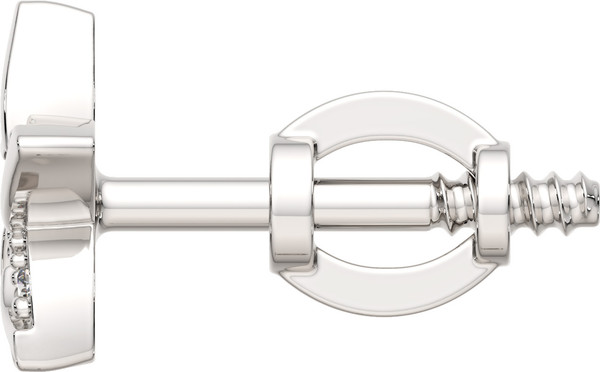 Изображение товара Серьги из белого золота ZORKA 3D00432.14K.W.ZZ (с бриллиантами)