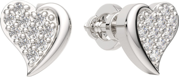 Изображение товара Серьги из белого золота ZORKA 3D00468.14K.W.ZZ (с бриллиантами)