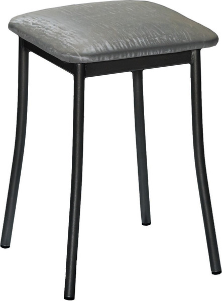 Изображение товара Табурет Древпром Тонкие ноги ДП3-03 (черный матовый/Bengal серый)
