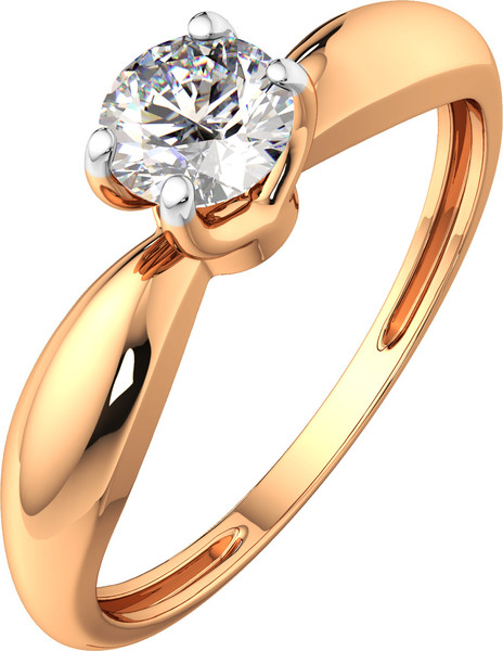 Изображение товара Кольцо из розового золота ZORKA 2101098.14K.R.ZZ (р.16.5, с фианитами)