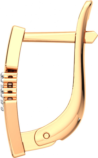Изображение товара Серьги из розового золота ZORKA 3101532.14K.R.ZZ (с фианитами)