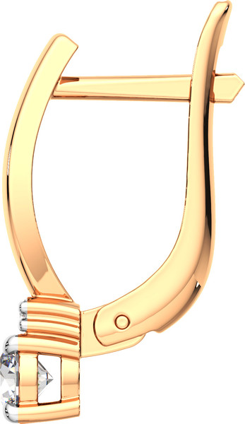 Изображение товара Серьги из розового золота ZORKA 3101612.14K.R.ZZ (с фианитами)