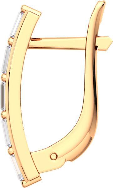 Изображение товара Серьги из розового золота ZORKA 3101714.14K.R.ZZ (с фианитами)