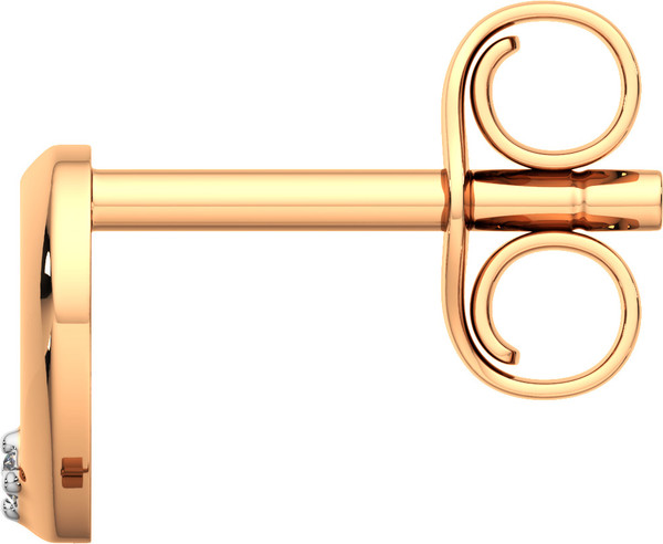 Изображение товара Серьги из розового золота ZORKA 310975.14K.R.ZZ (с фианитами)