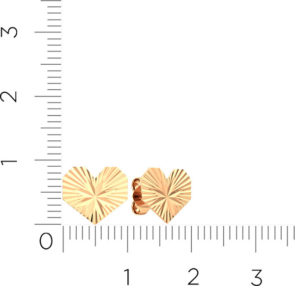 Изображение товара Серьги из розового золота ZORKA 3900199.14K.R