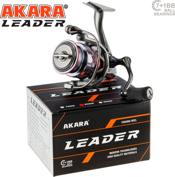 Изображение товара Катушка безынерционная Akara Leader 2000 7+1bb / AL2000-8