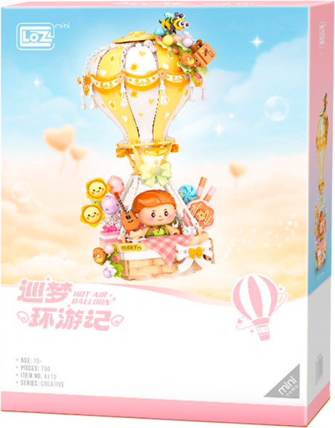Изображение товара Микроконструктор LOZ Полет на желтом воздушном шаре / 4113_MK