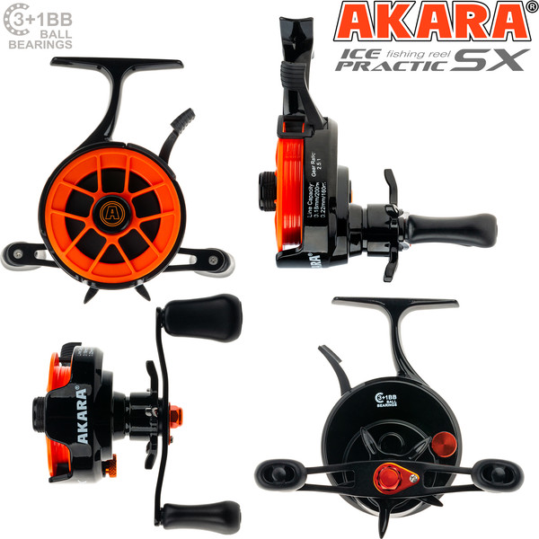 Изображение товара Катушка мультипликаторная Akara Ice Practic SX 3+1 bb / AIPSX-4