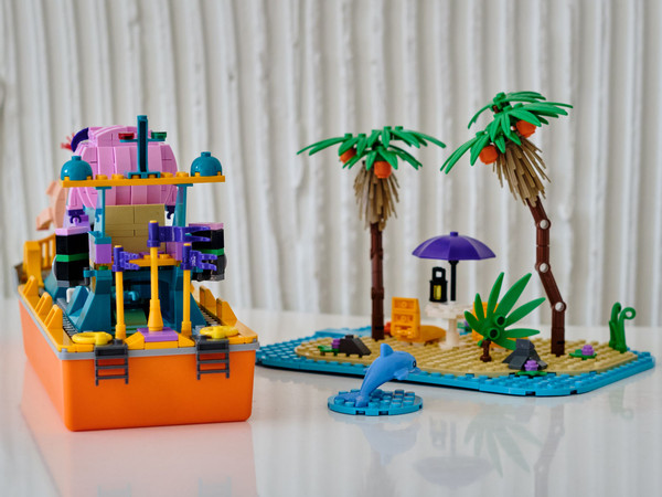 Изображение товара Конструктор Brick Labs Нюша и Бараш на корабле / AB-1508