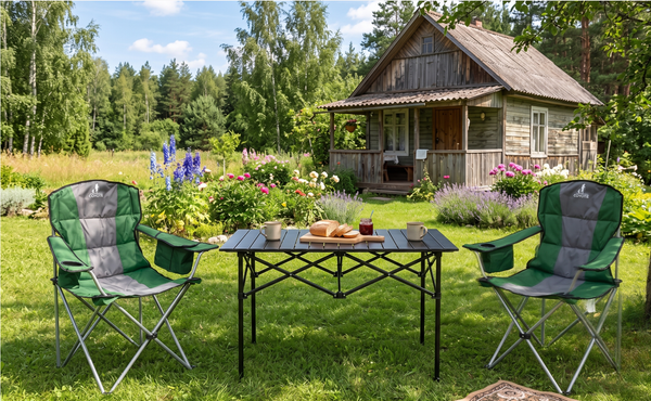 Изображение товара Комплект складной мебели Coyote HYK CZ-95/HKC-1003B (зеленый/черный)