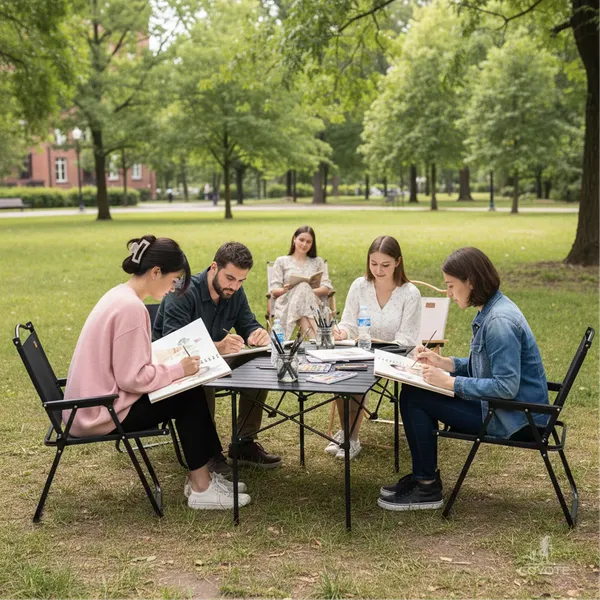 Изображение товара Комплект складной мебели Coyote HYK CZ-95/HKC-1003B (зеленый/черный)