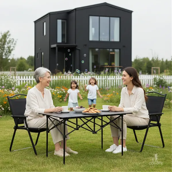 Изображение товара Комплект складной мебели Coyote HYK CZ-95/HKC-1003B (зеленый/черный)