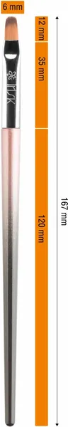 Изображение товара Кисть для маникюра IRISK для нанесения базы и гель-лака