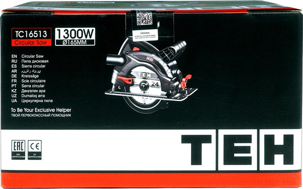 Изображение товара Дисковая пила TEH TC16513