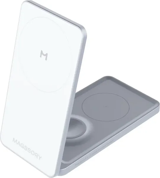 Изображение товара Зарядное устройство беспроводное Magssory Flip WCH014 (серебристый)
