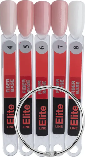 Изображение товара База для гель-лака IRISK Elite Fiber Base армирующая тон 09 Candy Pink (10мл)