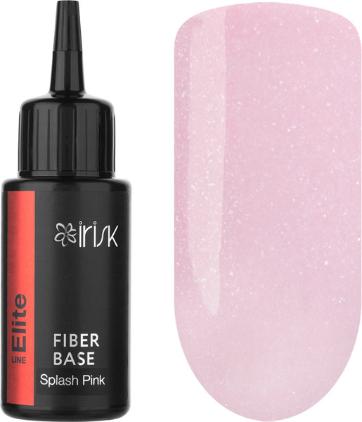 Изображение товара База для гель-лака IRISK Elite Fiber Base армирующая тон 07 Splash Pink (50мл)