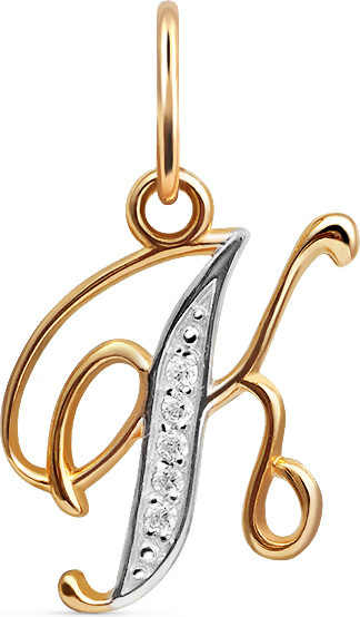 Изображение товара Подвеска из желтого золота Кристалл CJ38700226773 (с фианитом)