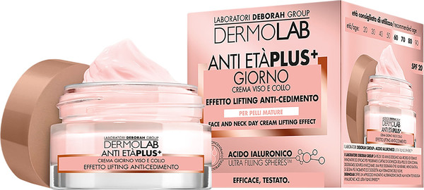 Изображение товара Крем для лица Deborah Milano DermoLab Face And Neck Day Cream Lifting Effect SPF20 (50мл)
