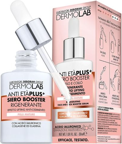 Изображение товара Сыворотка для лица Deborah Milano DermoLab Regenerating Face And Neck Booster Serum (30мл)