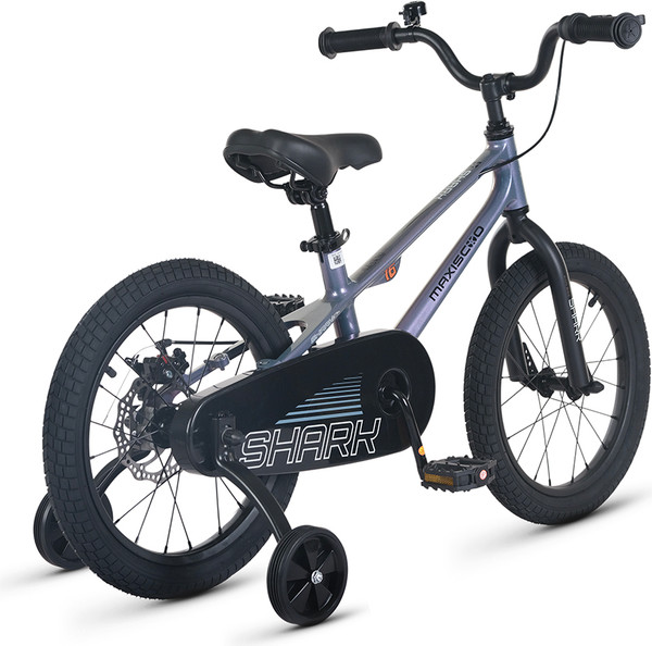 Изображение товара Детский велосипед Maxiscoo Shark Базовый Плюс 16 2026 / MSC-SH1653B (хамелеон, разобранный, в коробке)