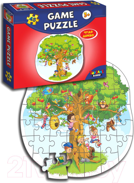 Изображение товара Пазл Topgame Чудо-дерево / 01496 (45эл)