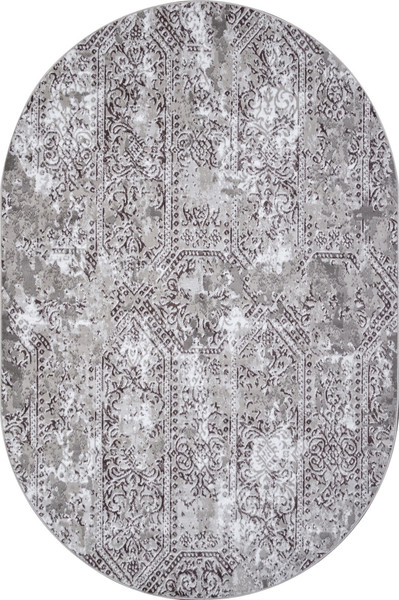 Изображение товара Ковер Merinos Silver F390-OVAL-GRAY (1x2)