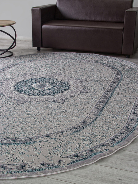 Изображение товара Ковер Merinos Palermo F294-OVAL-GRAY (2x4)