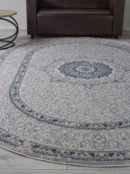 Изображение товара Ковер Merinos Palermo F294-OVAL-GRAY (2x4)