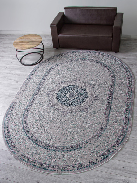 Изображение товара Ковер Merinos Palermo F294-OVAL-GRAY (2x4)