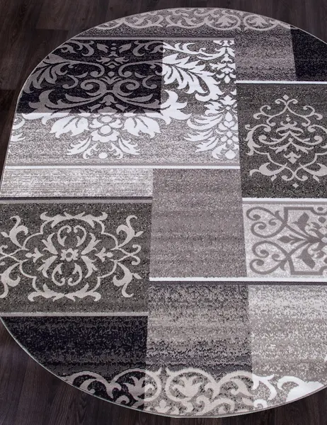 Изображение товара Ковер Merinos Silver D216-OVAL-GRAY (3x4)
