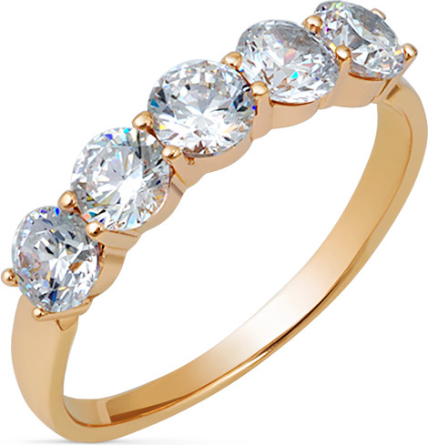 Изображение товара Кольцо из желтого золота Кристалл CB02000226773 (р.19.5, с фианитом)