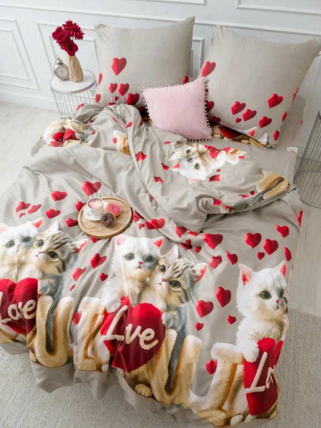 Изображение товара Комплект постельного белья PAVLine 1.5сп Love