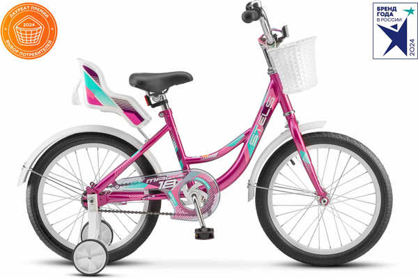 Изображение товара Детский велосипед STELS Magic 14 (9.5, розовый, разобранный, в коробке)