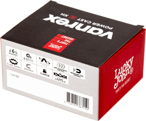 Изображение товара Катушка мультипликаторная Lucky John Vanrex Power Cast 6 XH / LJ700-30BC