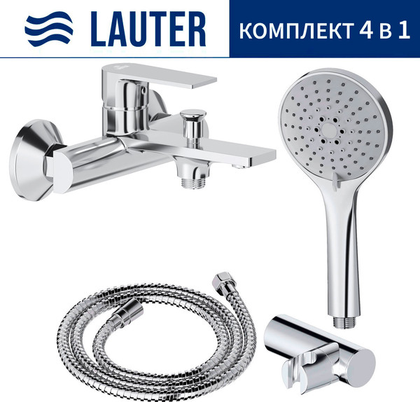 Изображение товара Смеситель Lauter Reef 21CK6678C с лейкой Relexa Daisy 21S10167