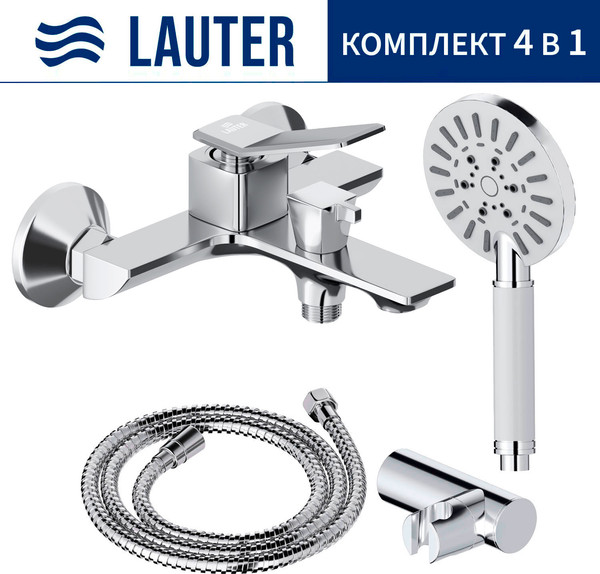 Изображение товара Смеситель Lauter Allure 21CK6618C с лейкой Relexa Nevada 21S10146