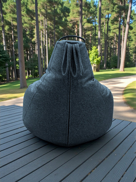 Изображение товара Бескаркасное кресло BeanBag Груша XXL / GVP-125x85 (микровелюр 13 Blue)