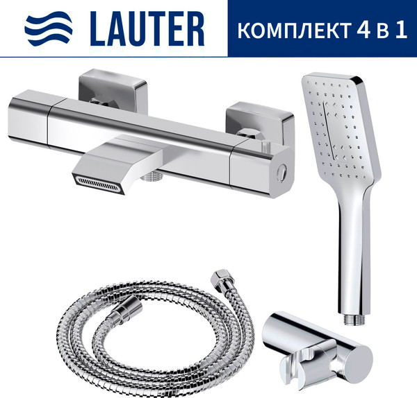 Изображение товара Смеситель Lauter Comfort 21YH40400 с лейкой Relexa Fleur 21S00126