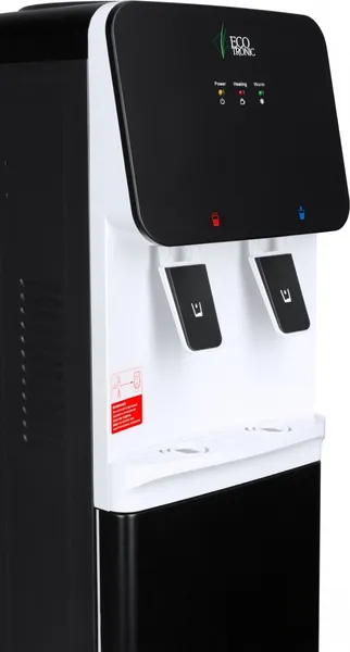 Изображение товара Кулер Ecotronic J1-LN (шкафчик 7л, черный/белый)