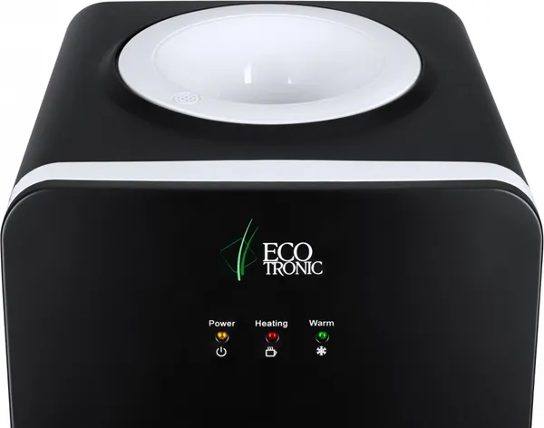 Изображение товара Кулер Ecotronic J1-LN (шкафчик 7л, черный/белый)