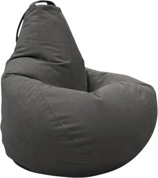 Изображение товара Бескаркасное кресло BeanBag Груша XXXXL / GVPZ-140x100 (искусственная замша 20 Grey)