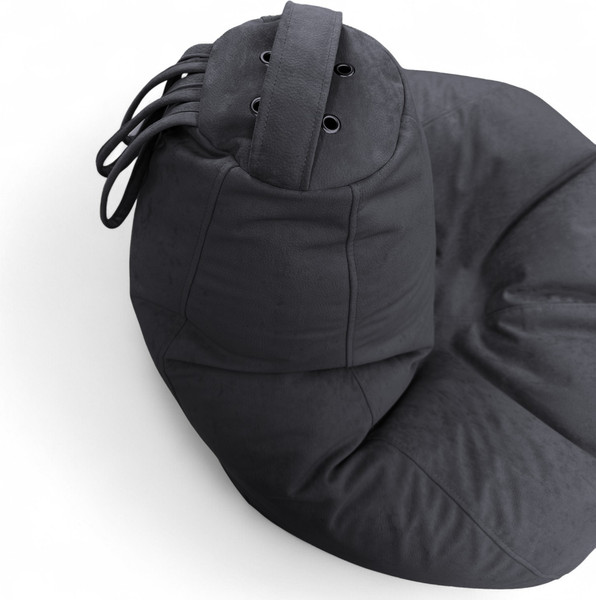 Изображение товара Бескаркасное кресло BeanBag Груша XXXXL / GVPZ-140x100 (искусственная замша 21 Graphite)