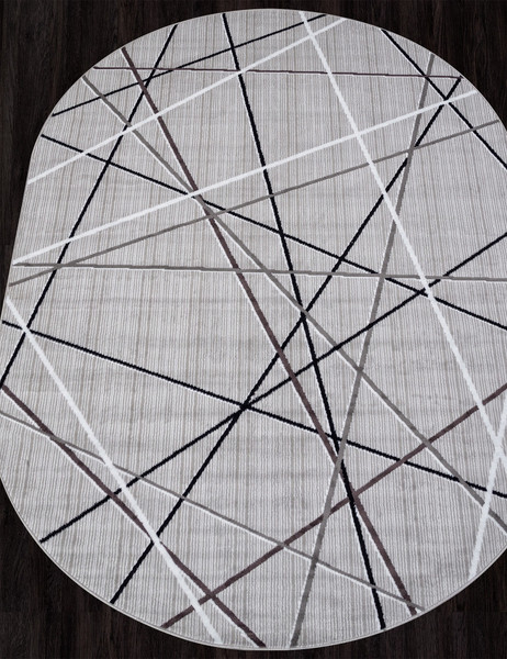 Изображение товара Ковер Merinos Silver F395-OVAL-GRAY (3x4)