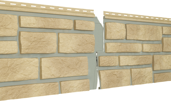 Изображение товара Сайдинг Ю-Пласт (ПВХ).0290.Н. Стоун-Хаус С-Лок Таганай (1.95м, речной)